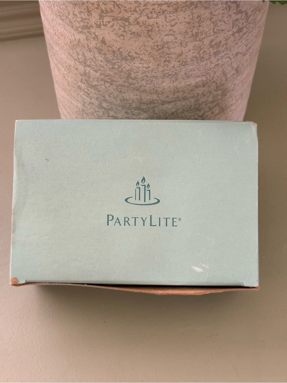 PartyLite Blue Square Scent Plus Votive Candles - Set of 6